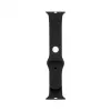 Connect Watch 42/44/45mm bracelete de relógio em silicone Loop (S/M 110mm) preto