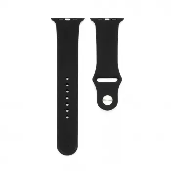 Connect Watch 42/44/45mm bracelete de relógio em silicone Loop (S/M 110mm) preto