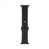 Connect Watch 42/44/45mm bracelete de relógio em silicone Loop (140mm M/L) preto