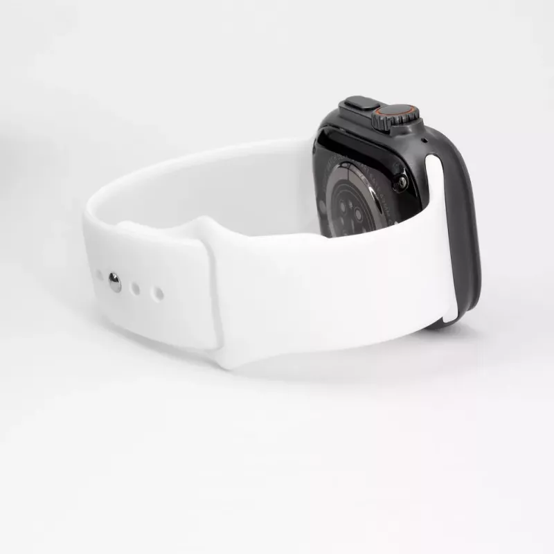 Connect Watch 42/44/45mm bracelete de relógio em silicone Loop (140mm M/L) branco