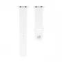 Connect Watch 42/44/45mm bracelete de relógio em silicone Loop (140mm M/L) branco