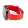Connect Watch 42/44/45mm bracelete de relógio em silicone Loop (140mm M/L) vermelho