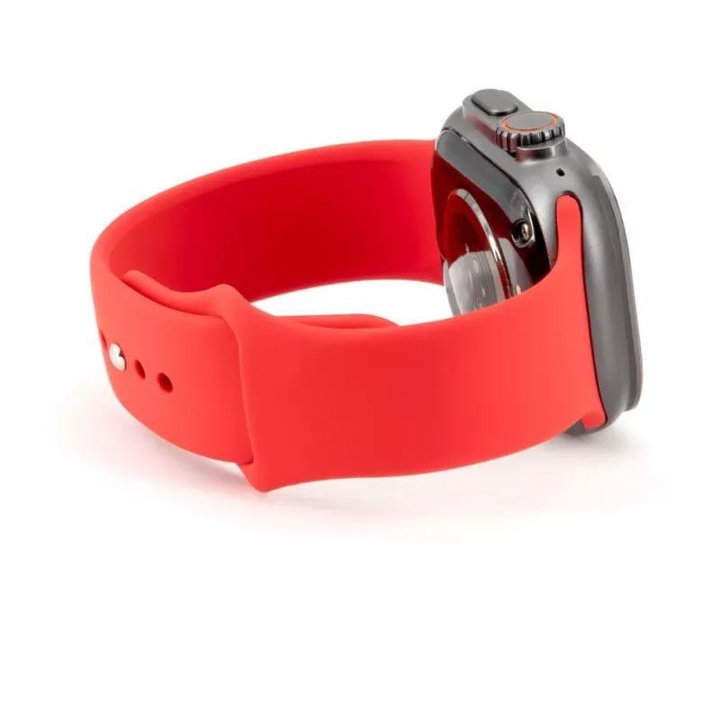 Connect Watch 42/44/45mm bracelete de relógio em silicone Loop (140mm M/L) vermelho
