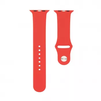 Connect Watch 42/44/45mm bracelete de relógio em silicone Loop (140mm M/L) vermelho