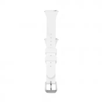 Connect 20mm bracelete de relógio em silicone Loop com fivela em T (130mm M/L) branco