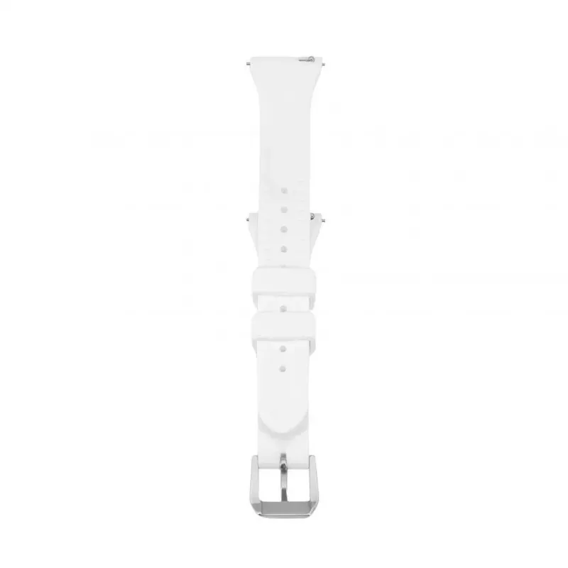 Connect 20mm bracelete de relógio em silicone Loop com fivela em T (130mm M/L) branco