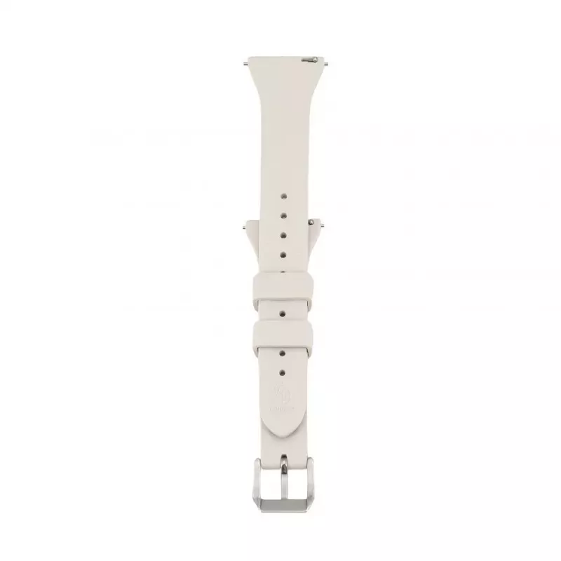 Connect 20mm bracelete em silicone Loop com fivela em T (130mm M/L) prateado