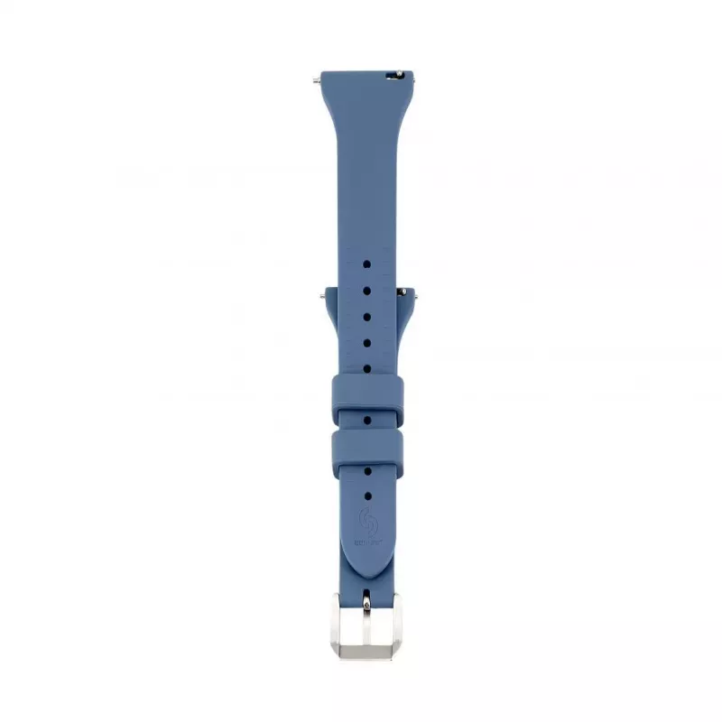 Connect 20mm bracelete em silicone Loop com fivela em T (130mm M/L) azul