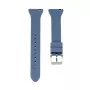 Connect 20mm bracelete em silicone Loop com fivela em T (130mm M/L) azul