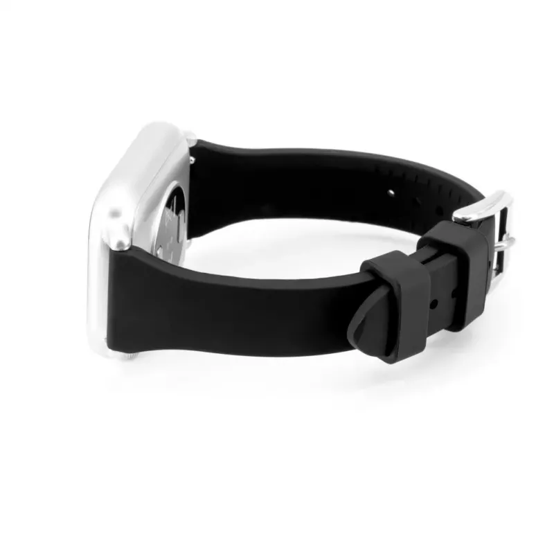 Connect 22mm bracelete em silicone Loop com fivela em T (130mm M/L) preto