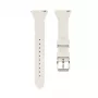 Connect 22mm bracelete de relógio em silicone Loop com fivela em T (130mm M/L) prateado