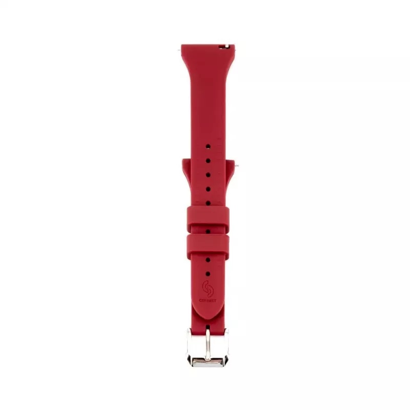 Connect 22mm bracelete de relógio em silicone Loop com fivela em T (130mm M/L) ameixa