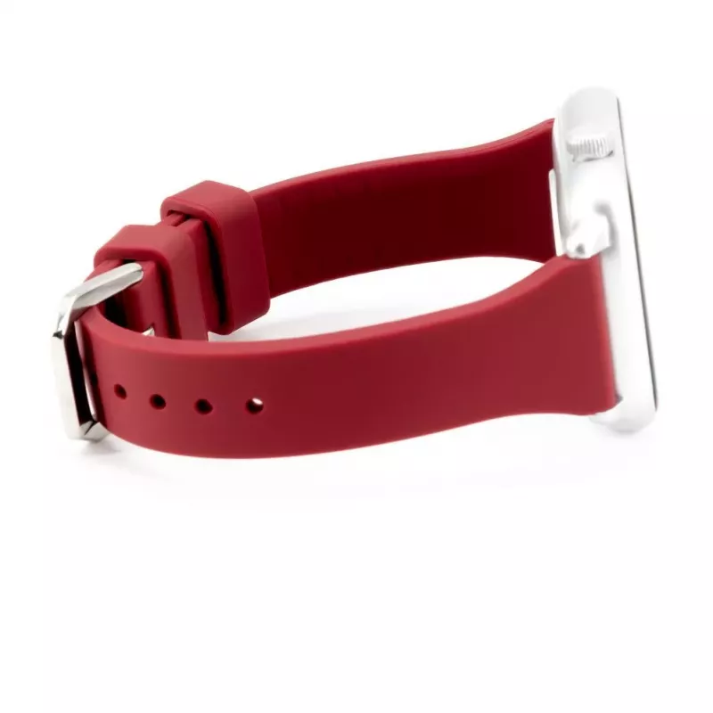 Connect 22mm bracelete de relógio em silicone Loop com fivela em T (130mm M/L) ameixa