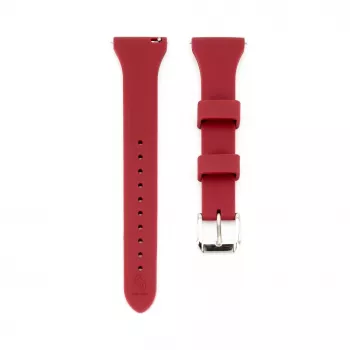 Connect 22mm bracelete de relógio em silicone Loop com fivela em T (130mm M/L) ameixa