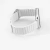 Connect 20mm bracelete magnética em pele-silicone Loop com cabeça plana (130mm M/L) branco