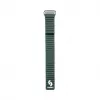 Connect 20mm bracelete de relógio magnética em pele-silicone Loop com cabeça plana (130mm M/L) verde floresta