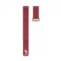 Connect 20mm bracelete magnética em pele-silicone Loop com cabeça plana (130mm M/L) vermelho vinho
