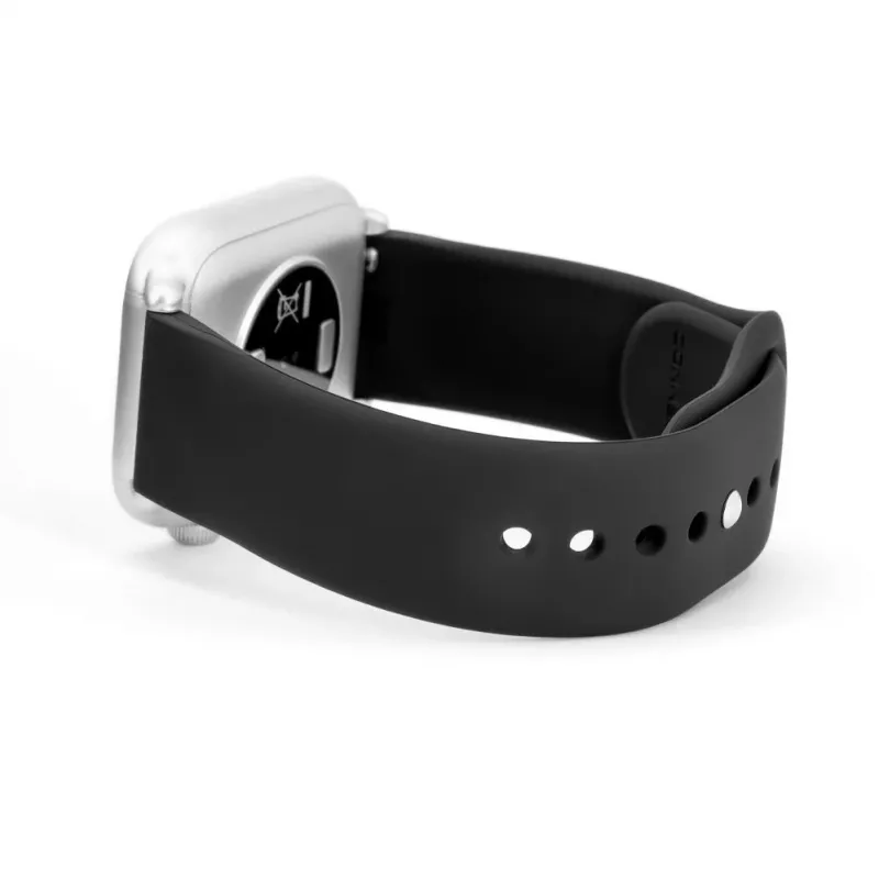 Connect 22mm bracelete em silicone Loop (S/M 110mm) preto