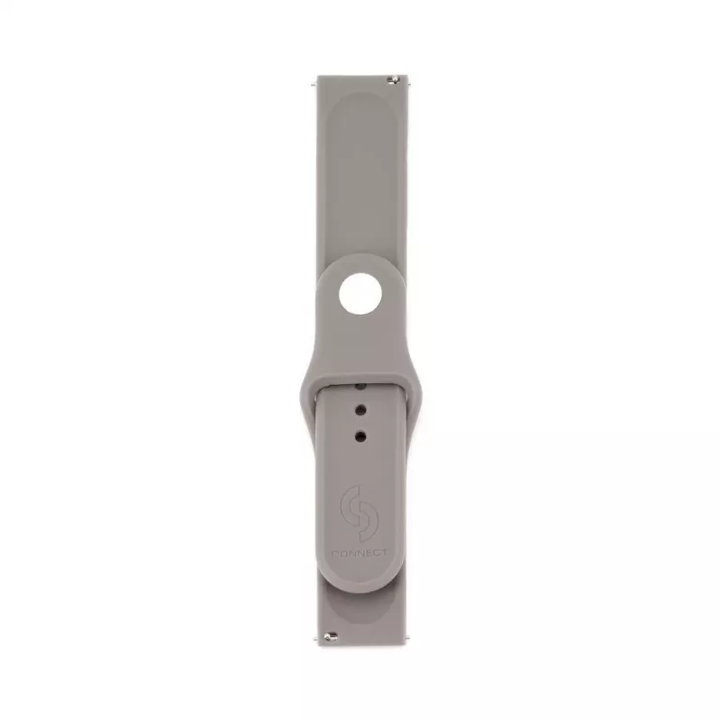 Connect 22mm bracelete em silicone Loop (S/M 110mm) cinzento