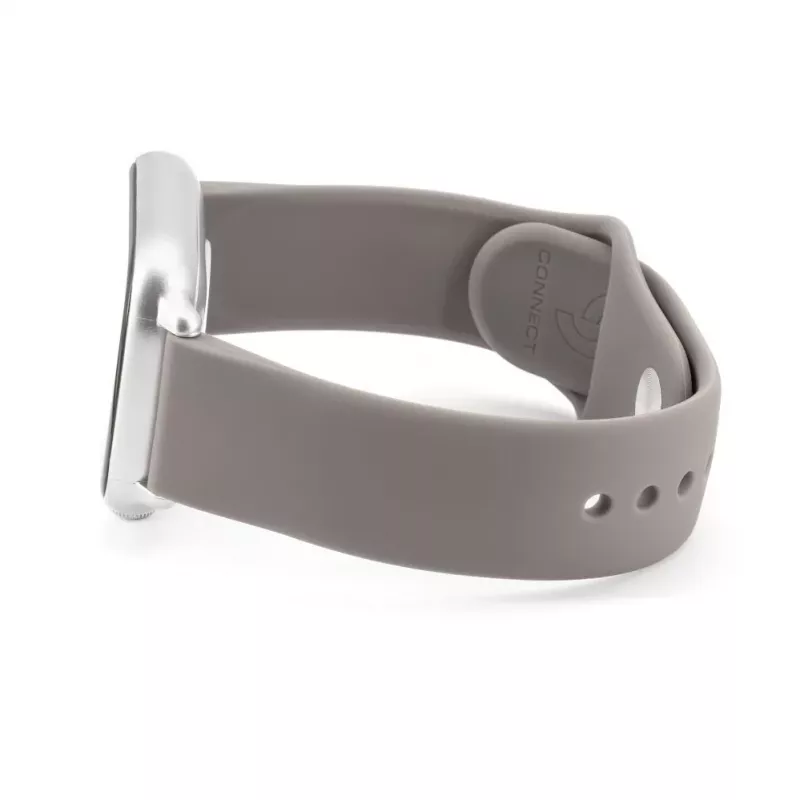 Connect 22mm bracelete em silicone Loop (S/M 110mm) cinzento