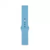 Connect 22mm bracelete de relógio em silicone Loop (S/M 110mm) azul