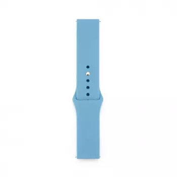Connect 22mm bracelete de relógio em silicone Loop (S/M 110mm) azul