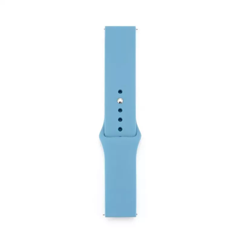 Connect 22mm bracelete de relógio em silicone Loop (S/M 110mm) azul