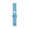 Connect 22mm bracelete de relógio em silicone Loop (S/M 110mm) azul