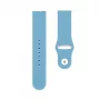 Connect 22mm bracelete de relógio em silicone Loop (S/M 110mm) azul