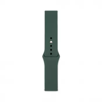 Connect 22mm bracelete de relógio em silicone Loop (S/M 110mm) verde azeitona