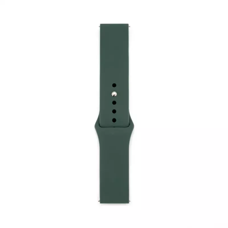Connect 22mm bracelete de relógio em silicone Loop (S/M 110mm) verde azeitona