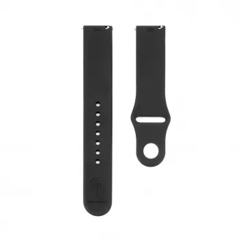 Connect 20mm bracelete em silicone Loop (S/M 110mm) preto