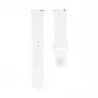 Connect 20mm bracelete de relógio em silicone Loop (S/M 110mm) branco