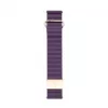 Connect 22mm bracelete de relógio com fecho magnético e parte traseira em pele (130mm M/L) cereja carmesim