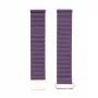 Connect 22mm bracelete de relógio com fecho magnético e parte traseira em pele (130mm M/L) cereja carmesim