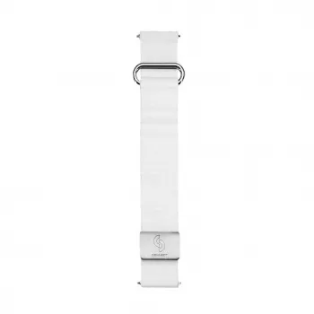 Connect 22mm bracelete de relógio com fecho magnético e parte traseira em pele (130mm M/L) branco