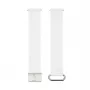Connect 22mm bracelete de relógio com fecho magnético e parte traseira em pele (130mm M/L) branco
