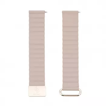 Connect 22mm braceletes de relógio com fecho magnético e parte traseira em pele (130mm M/L) caqui