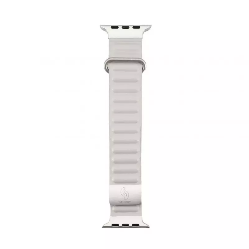 Connect Watch 38/40/41mm bracelete de elos magnética em pele sintética premium starlight