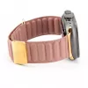 Connect Watch 38/40/41mm Cortical Back Buckle Bracelete de relógio com fecho magnético, rosa
