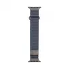 Connect Watch 38/40/41mm Cortical Back Buckle Bracelete de relógio com fecho magnético azul-índigo