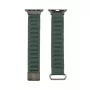 Connect Watch 38/40/41mm Cortical Back Buckle Bracelete de relógio com fecho magnético, verde cedro
