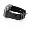 Pulseira Connect Watch 38/40/41mm em pele com remendo de silicone (132mm M/L) Preto