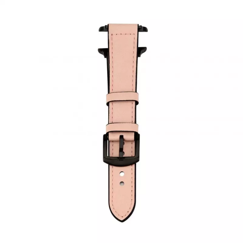 Pulseira Connect Watch 38/40/41mm em pele com remendo de silicone (132mm M/L) Pink Sand