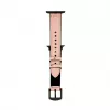 Pulseira Connect Watch 38/40/41mm em pele com remendo de silicone (132mm M/L) Pink Sand