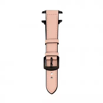 Pulseira Connect Watch 42/44/45mm em pele com remendo de silicone (132mm M/L) Pink Sand
