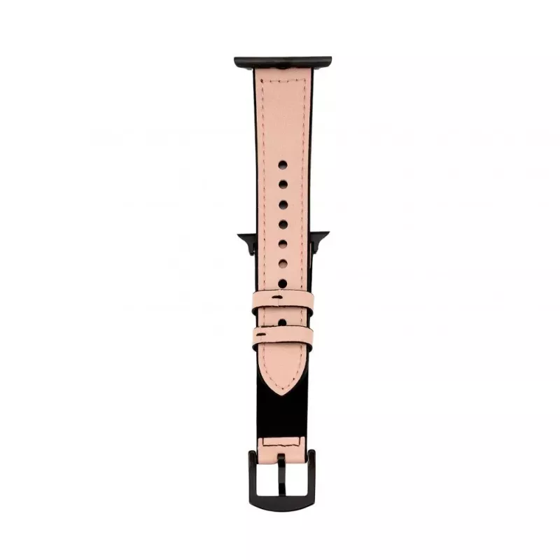 Pulseira Connect Watch 42/44/45mm em pele com remendo de silicone (132mm M/L) Pink Sand