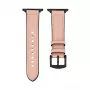 Pulseira Connect Watch 42/44/45mm em pele com remendo de silicone (132mm M/L) Pink Sand