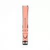 Pulseira Connect 20mm em pele com remendo de silicone (130mm M/L) Rosa