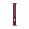 Pulseira Connect Watch 42/44/45mm em sarja fina tecida com corrente magnética Plum